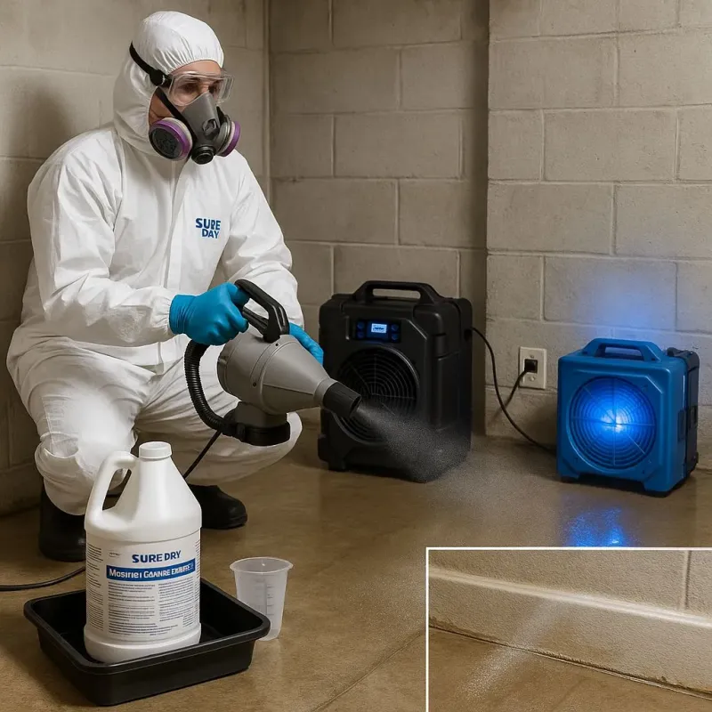 Sanitization and Odor Removal process in Hollymead, VA